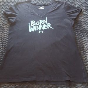 🌈Under Armour run Tee Large Navy